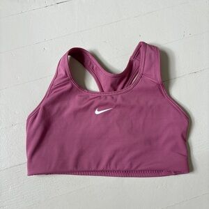 Nike Swoosh Sports Bra Medium Pink